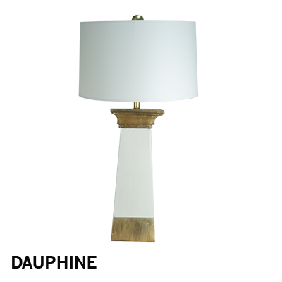 M. Clement - Dauphine lamp